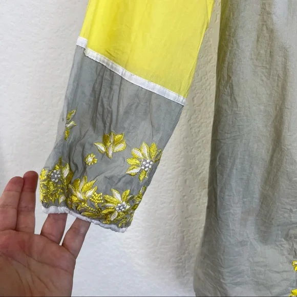 KAS New York Embroidered Beaded Pocket Tunic - Picture 6 of 10